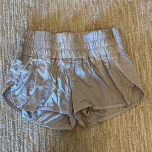 Lululemon Light Gray Athletic Shorts